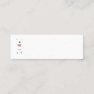Barry Bear Mini Business Cards
