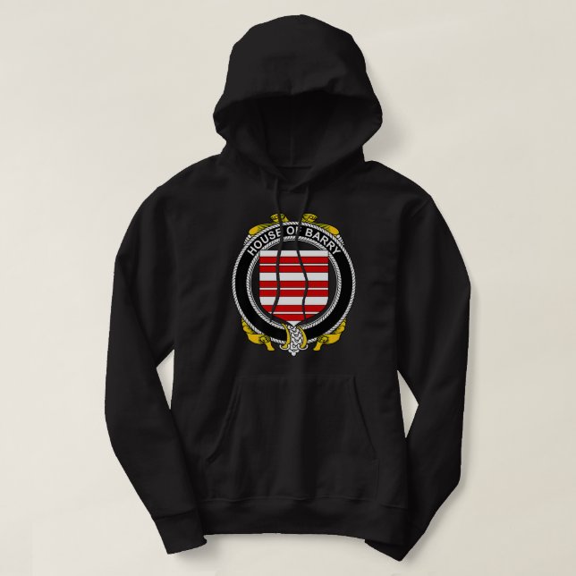 Barry Coat of Arms  Family Crest Premium  Hoodie (Design Front)