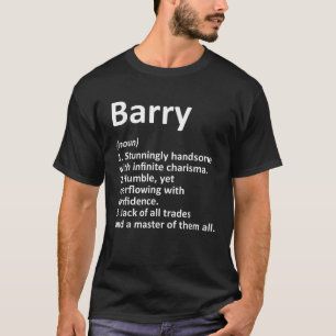 BARRY Definition Personalised Name Funny Birthday T-Shirt