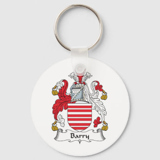 Barry Family Crest Key Ring