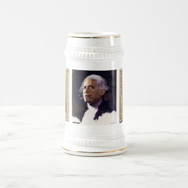 Barry Hussein Obama Presidential Collectors Stein (Center)