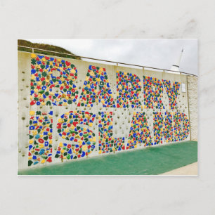Barry Island Wales Climbing Wall Postcard