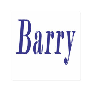 Barry, Name Logo, Self-inking Stamp