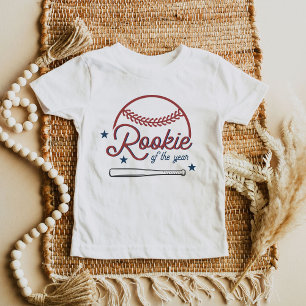 BARRY Rookie of the Year Baseball Birthday Baby T-Shirt
