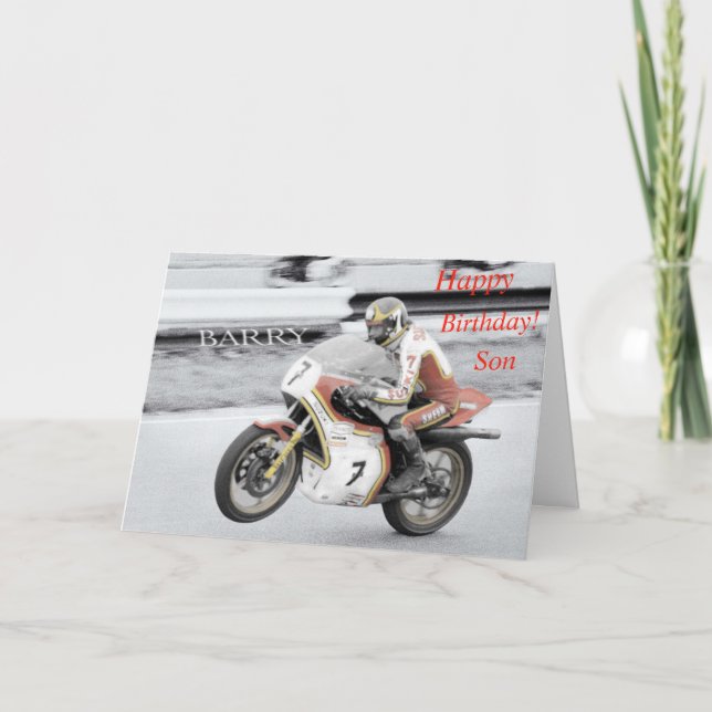 Barry Sheene Card (Front)