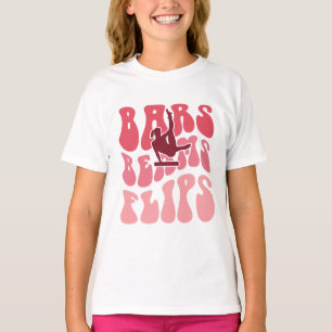 Bars, Beams, and Flips - Gymnastics T-Shirt
