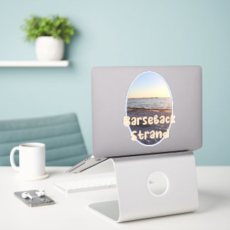 Barseback Strand, Beach Custom-Cut Vinyl Sticker