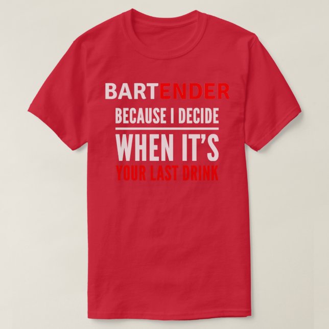 Bart Ender T-Shirt (Design Front)
