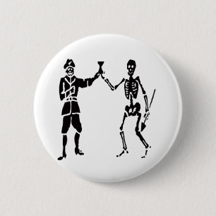 Bart Roberts-Black 6 Cm Round Badge