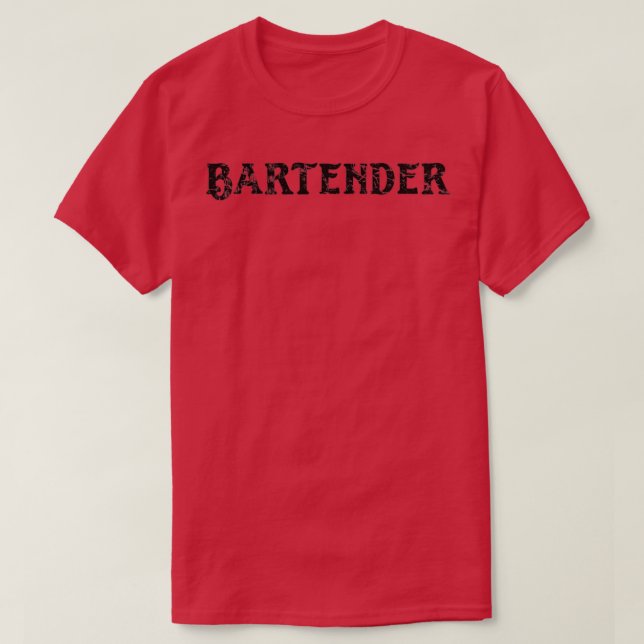 Bartender 15 T-Shirt (Design Front)