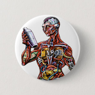 Bartender Anatomy Button