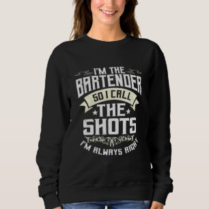 Bartender Barman Mixologist Bartending Barkeep Bar Sweatshirt