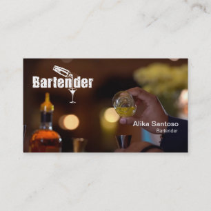 Bartender Business Card