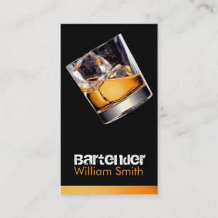 Bartender Business Card
