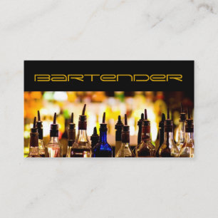 Bartender Business Card