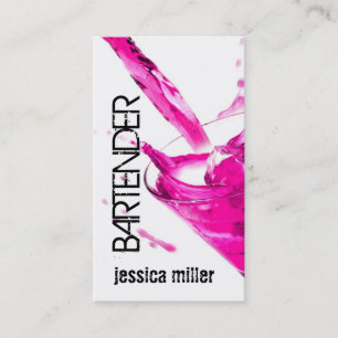 Bartender Business Card