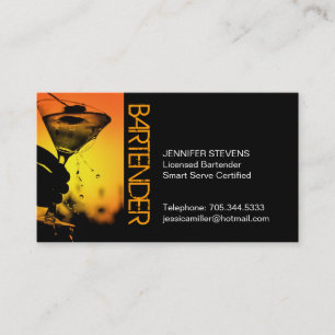Bartender Business Card