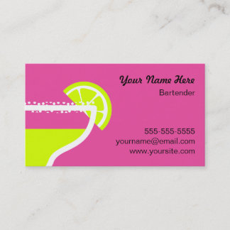 Bartender Business Card
