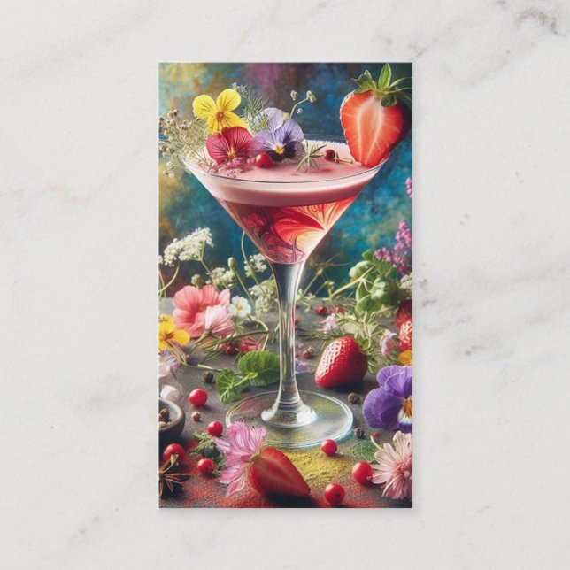 Bartender Business Cards (Front)