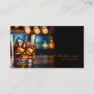 Bartender Business Cards