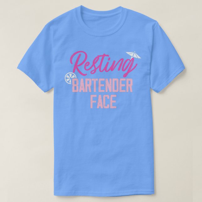 bartender face T-Shirt (Design Front)