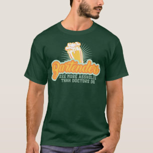 Bartender For Men Women Mixologist Tapster Chef 2 T-Shirt