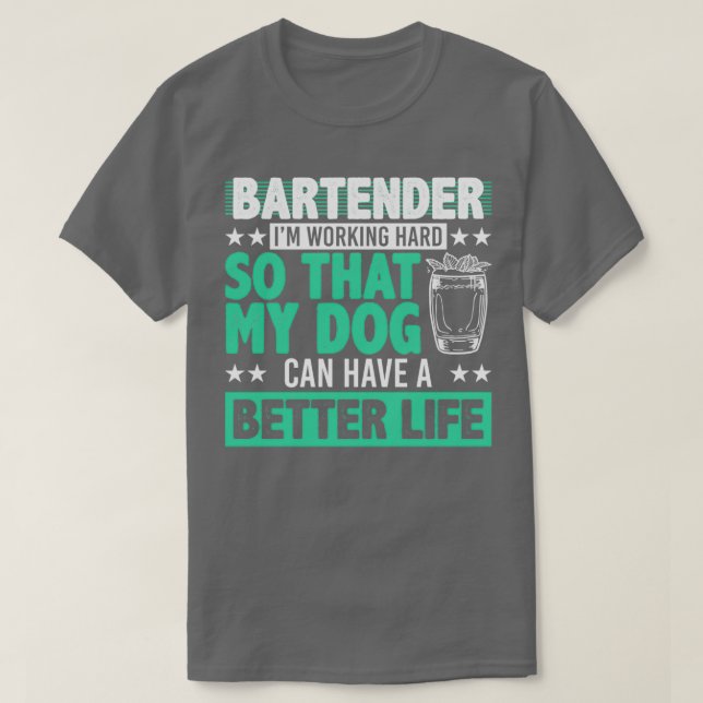 Bartender Funny 28 T-Shirt (Design Front)