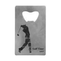 *~* Bartender Grey Marble Textured Golfer Grey