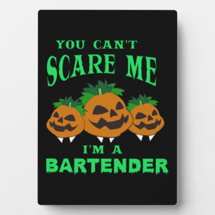 Bartender Halloween    Plaque