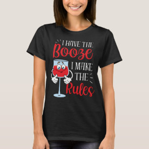 Bartender Humour Mixologist Xmas Booze Fun Christm T-Shirt