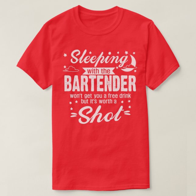 Bartender Lover T-Shirt (Design Front)