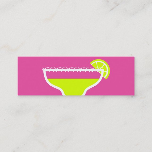 Bartender Mini Business Card (Front)