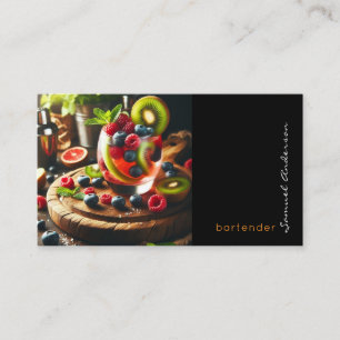 Bartender Mixologist Business Cards