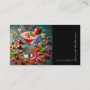 Bartender Mixologist Business Cards