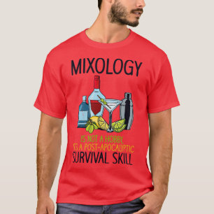 Bartender Mixologist Cocktails Bar Drinks T-Shirt