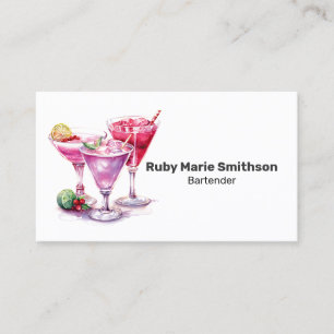 Bartender Mixology Magic: Cheers On Demand Business Card