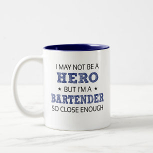 Bartender Novelty Two-Tone Coffee Mug