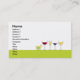 Bartender Profile Card