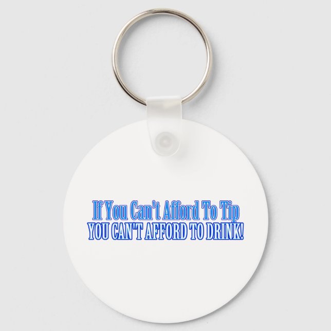 Bartender Saying Key Ring (Front)