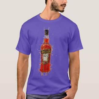Bartender Shirt Splatter Bar Art Aperol Bottle