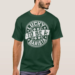 Bartender St Patrickx27s Day Lucky to Be A Bartend T-Shirt