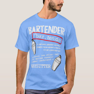 Bartender Tools Bartender Set Wine T-Shirt