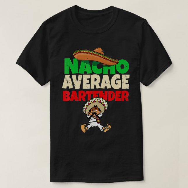 Bartenders  Bartending Stuff Joke Pun Funny Bartke T-Shirt (Design Front)