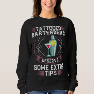 Bartending Shaker Mixing Cocktail Bartender Sweatshirt