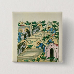 Bartholomew and Stephan 15 Cm Square Badge
