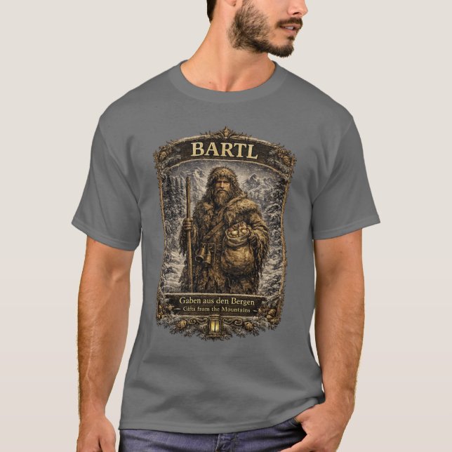 Bartl Alpine Christmas Gifts from the Mountains T-Shirt (Front)