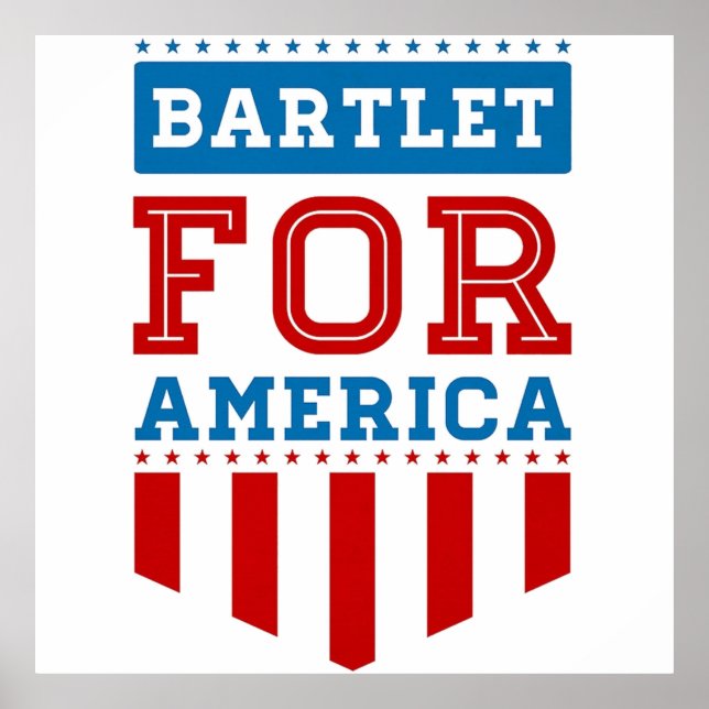 bartlet for america poster (Front)