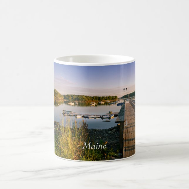 Bartletts Landing in Maine Coffee Mug (Center)