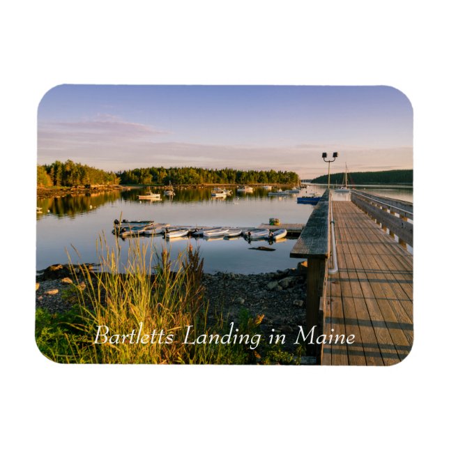 Bartletts Landing in Maine Magnet (Horizontal)