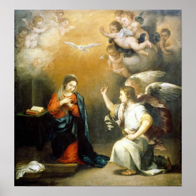 Bartolomé Esteban Murillo Annunciation Poster (Front)